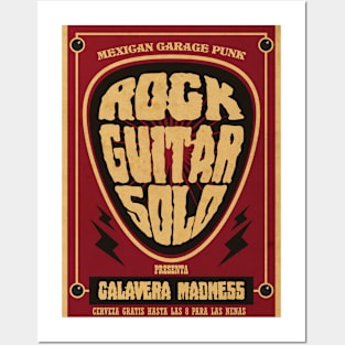 Rock Guitar Solo Posters and Art